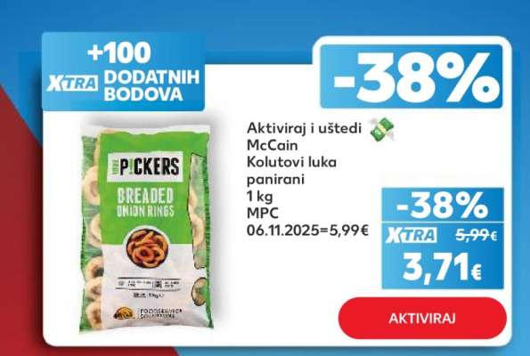 McCain Kolutovi luka panirani