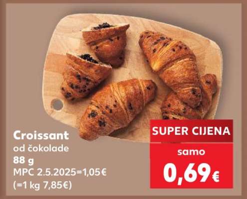 Croissant od čokolade