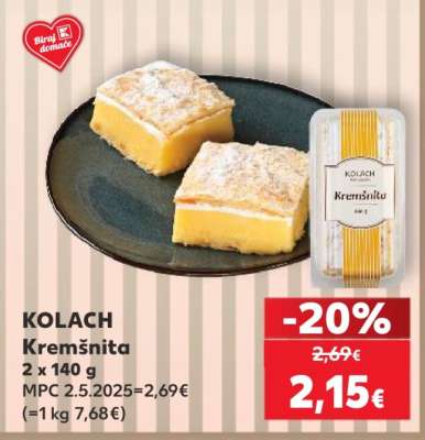KOLACH Kremšnita