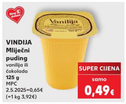VINDIJA Mliječni puding