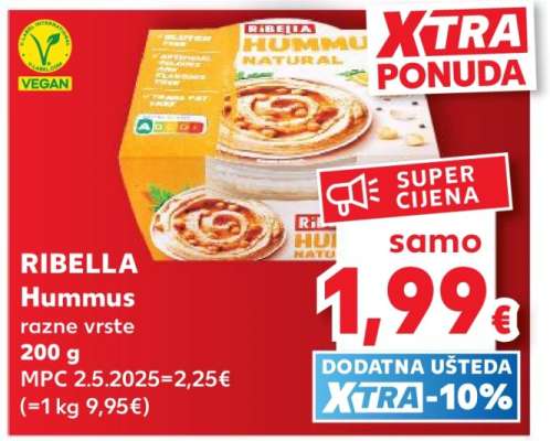 RIBELLA Hummus razne vrste