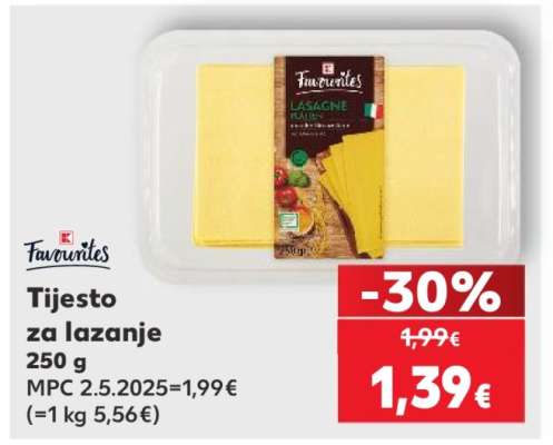 Tijesto za lazanje