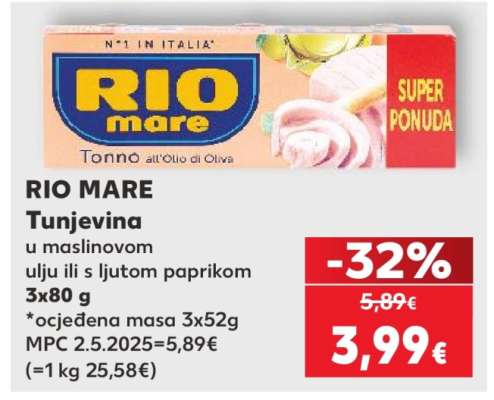 RIO MARE TUNJEVINA