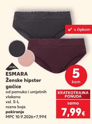 ESMARA Ženske hipster gaćice