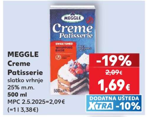 MEGGLE CREME PATISSERIE
