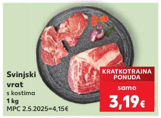 Svinjski vrat s kostima