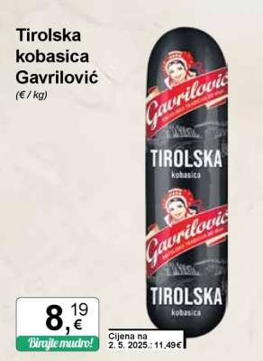 Tirolska kobasica Gavrilović