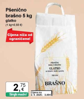 Pšenično brašno 5 kg glatko