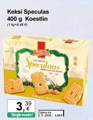 Keksi Speculas 400 g Koestlin