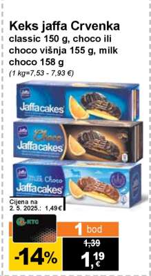 Keks Jaffa Crvenka