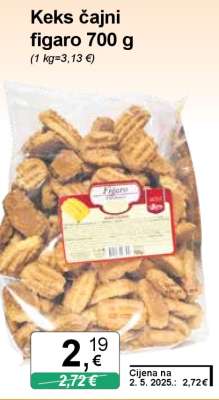 Keks čajni figaro 700 g