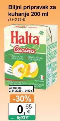 Biljni pripravak za kuhanje 200 ml