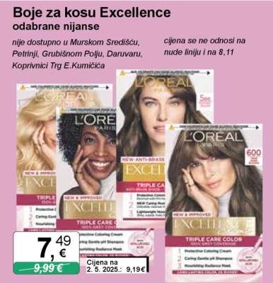 Boje za kosu Excellence