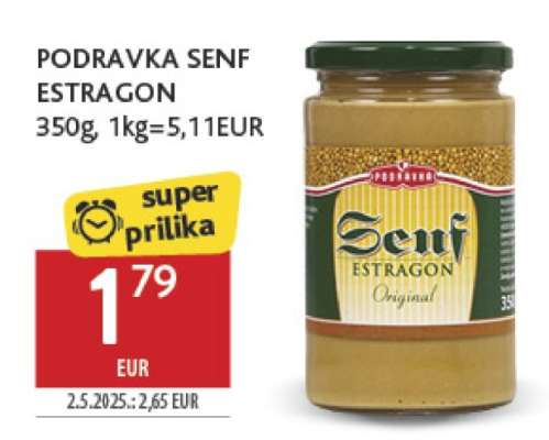 PODRAVKA Senf estragon