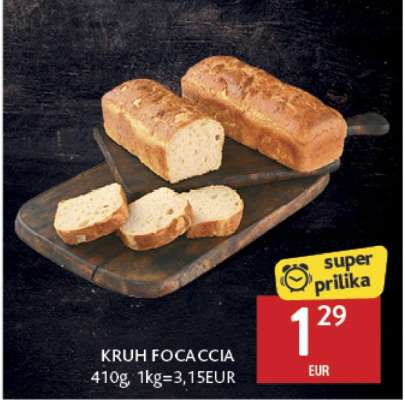 Kruh Focaccia