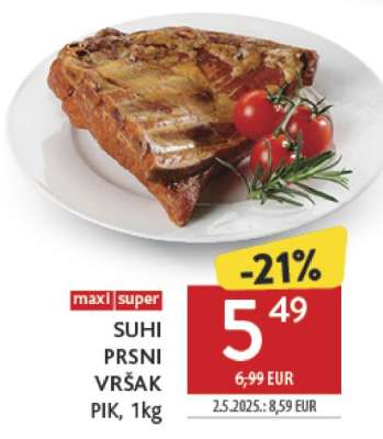 SUHI PRSNI VRŠAK PIK, 1kg
