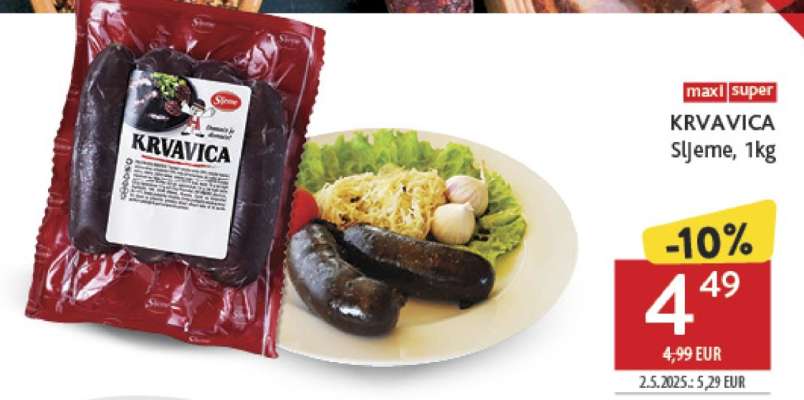 KRVAVICA Sljeme, 1kg