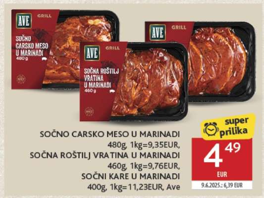 SOČNA ROŠTILJ VRATINA U MARINADI
