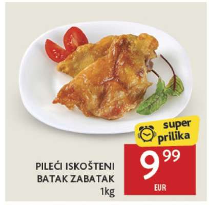 PILEĆI ISKOŠTENI BATAK ZABATAK