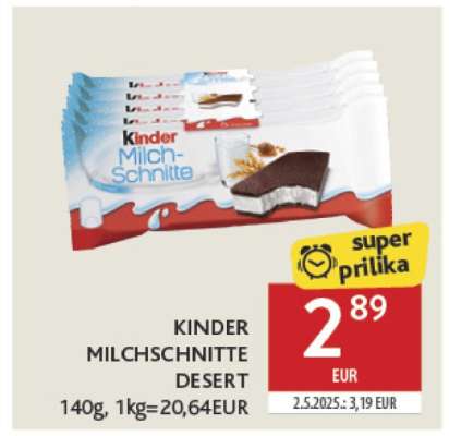 KINDER MILCHSCHNITTE DESERT