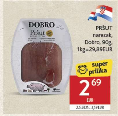 PRŠUT narezak, Dobro, 90g