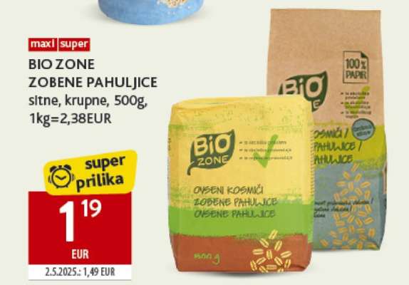 BIO ZONE ZOBENE PAHULJICE