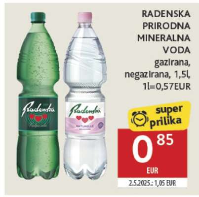 RADENSKA prirodna mineralna voda
