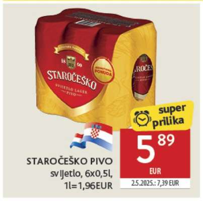 STAROČEŠKO PIVO