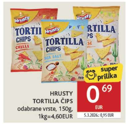 HRUSTY TORTILLA ČIPS