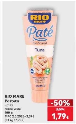 RIO MARE Pašteta