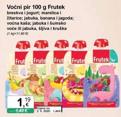 Voćni pir 100 g Frutek