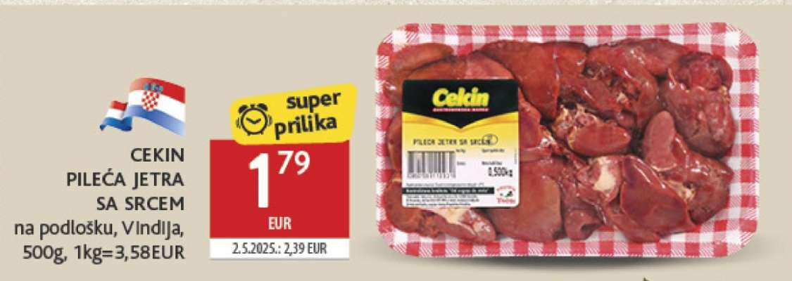 CEKIN Pileća jetra sa srcem