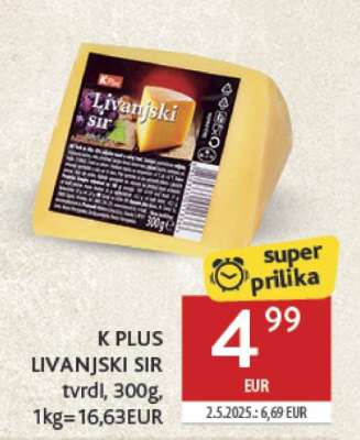 K PLUS LIVANJSKI SIR