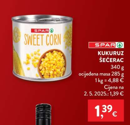 SPAR KUKURUZ ŠEĆERAC