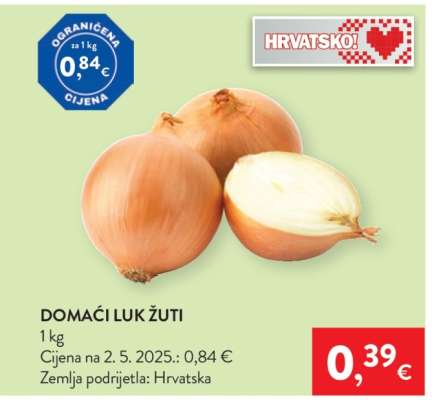 DOMAĆI LUK ŽUTI