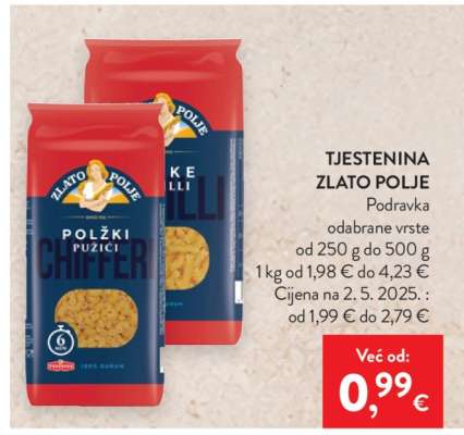 Tjestenina Zlato Polje