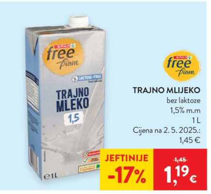 Trajno mlijeko