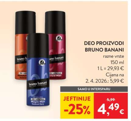 DEO PROIZVODI BRUNO BANANI