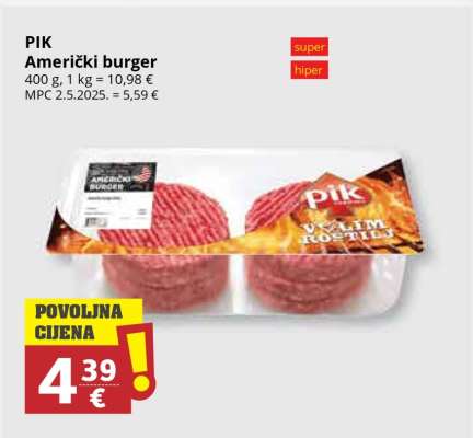 PIK Američki burger