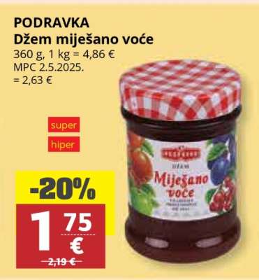 PODRAVKA Džem miješano voće