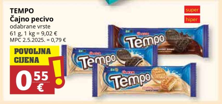 TEMPO Čajno pecivo