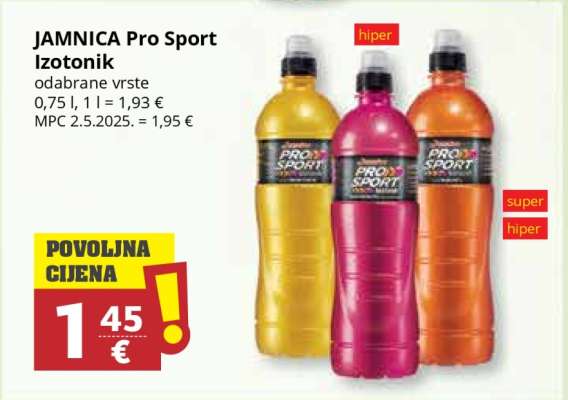 JAMNICA Pro sport izotonik