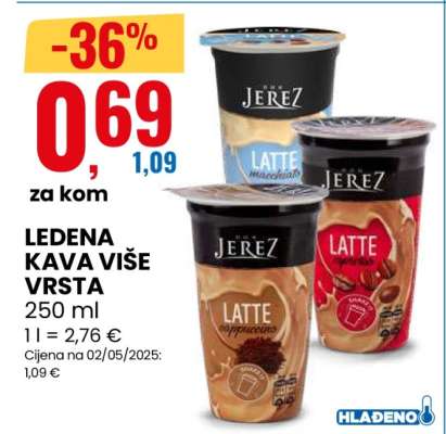 LEDENA KAVA VIŠE VRSTA