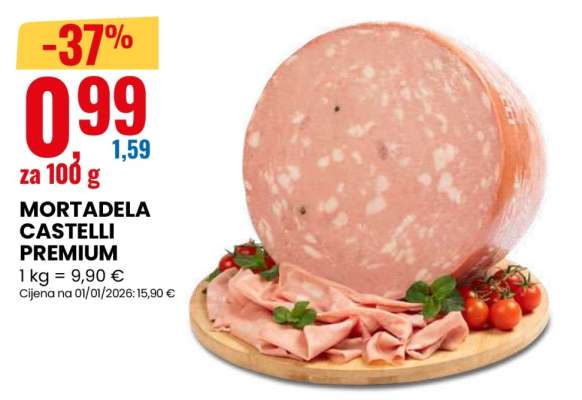 MORTADELA CASTELLI PREMIUM