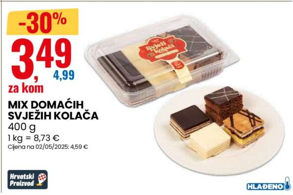MIX DOMAĆIH SVJEŽIH KOLAČA