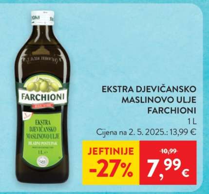 EKSTRA DJEVIČANSKO MASLINOVO ULJE FARCHIONI