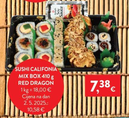 SUSHI CALIFONIA MIX BOX 410 g RED DRAGON