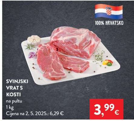 Svinjski vrat s kosti
