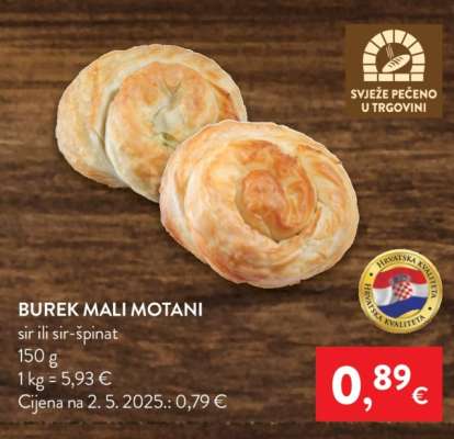 Burek mali motani