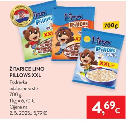 ŽITARICE LINO PILLOWS XXL